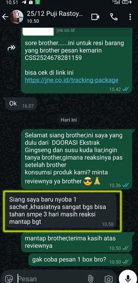 testimoni doorasi 1