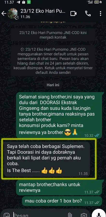 testimoni doorasi 3