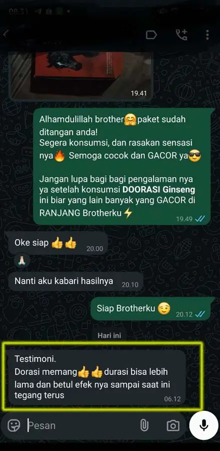 testimoni doorasi 5